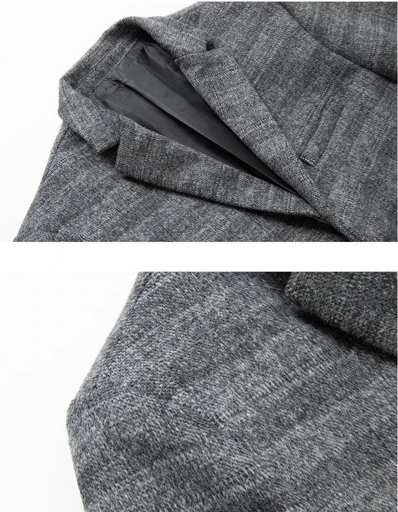 Ryan | Eleganter Herrenblazer in Grau und Khaki – Stilvoll und Vielseitig