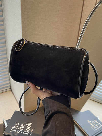 Emily | Elegante Schultertasche aus Wildleder